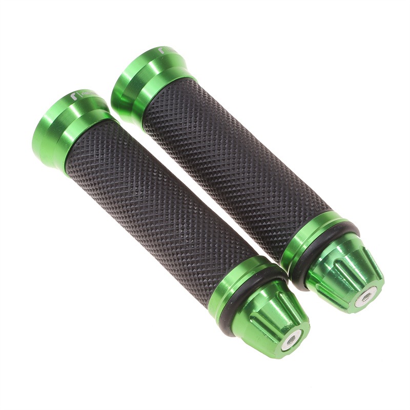 1-Pair Anti-Slip Motorcycle Handle Grips Rubber Bicycle Mountain Bike Comfortable Handlebar Replacement: Ivory
