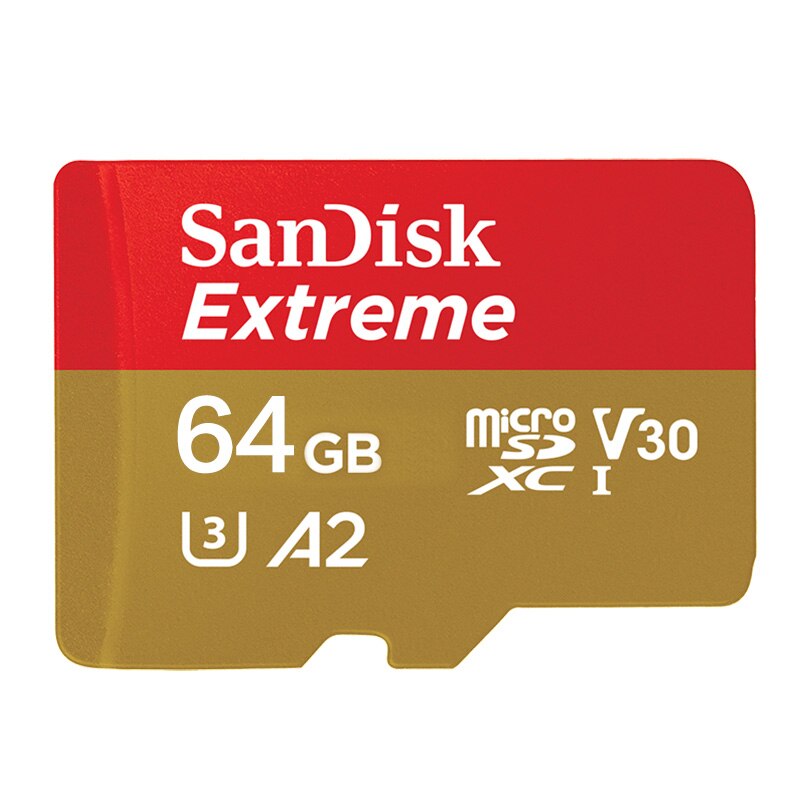 SanDisk Micro SD Card 16GB 32GB A1 MicroSDHC Memory Card 64GB 128GB 256GB 400GB MicroSDXC EXTREME PRO V30 U3 A2 4K UHD TF Cards: 64GB A2 Y