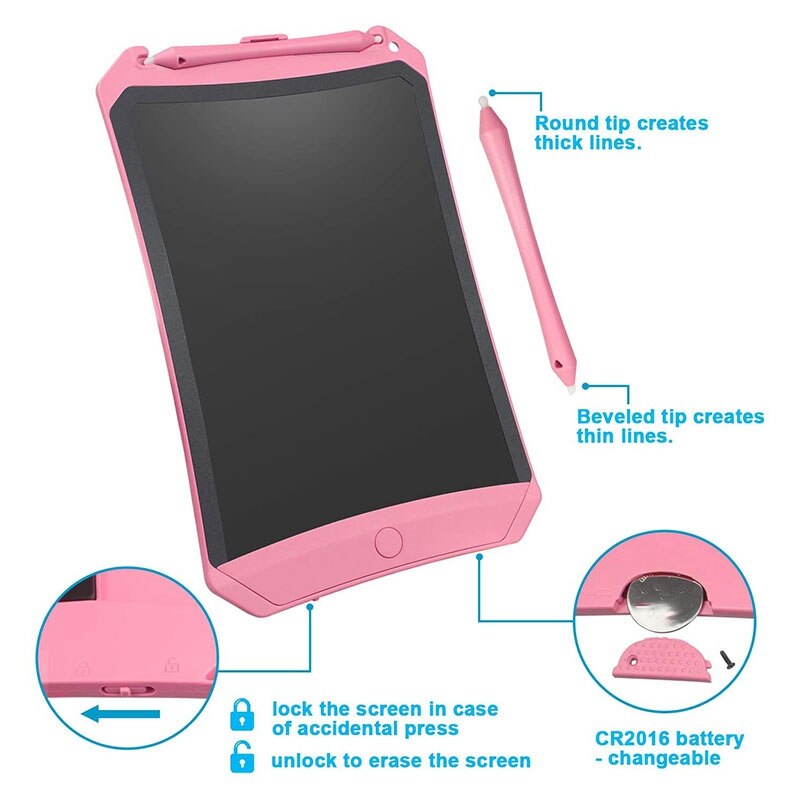 8.5 Inch Colorful Screen Drawing Pad LCD Writing Tablet with Lock Function Electronic Doodle Pads Drawing Board