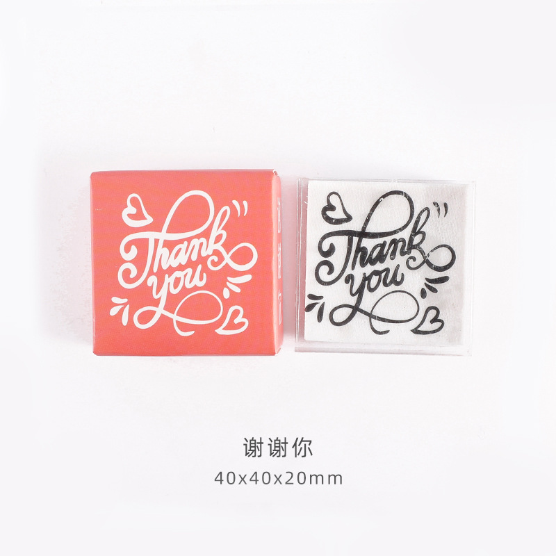 Acrylic Greeting Clear Stamping Blocks Tools Stamp for DIY Scrapbooking Crafts Cards Journal