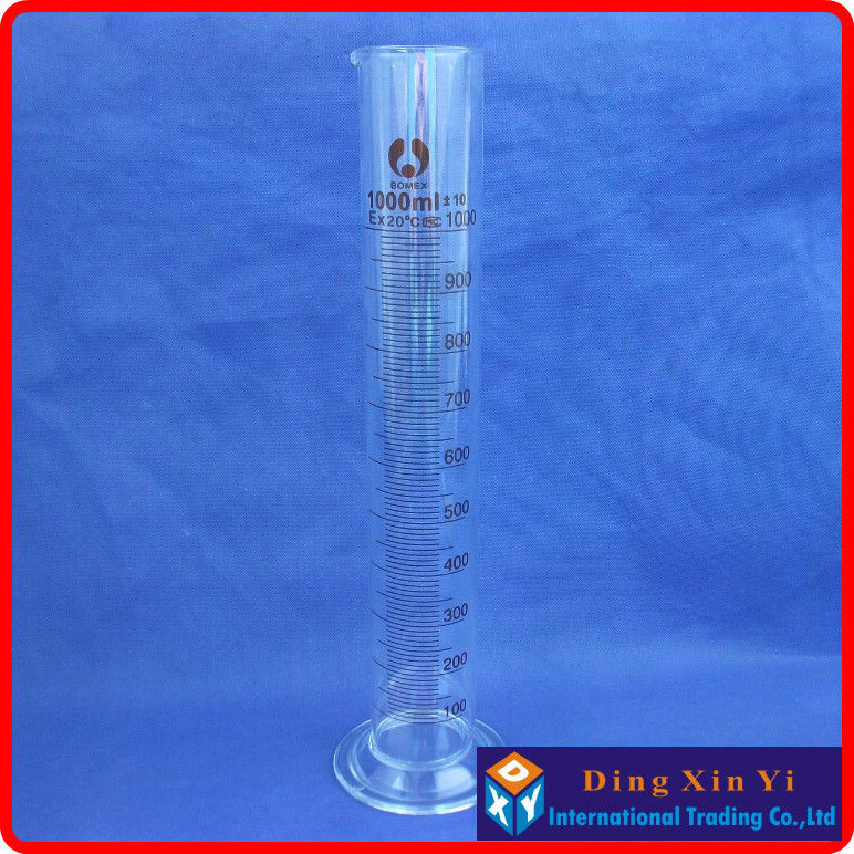 1000ml glass graduated cylinder, measuring cylinder measuring graduates glass graduate