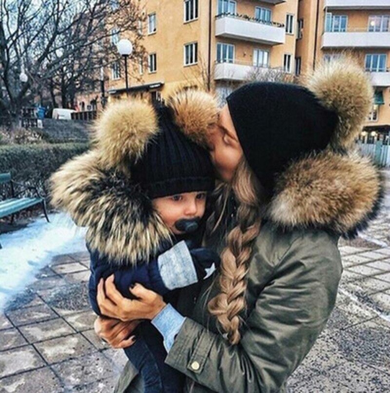 Brand Newborn Baby Kids Girls Boys Winter Warm Knit Hat Furry Balls Pompom Solid Warm Cute Lovely Beanie Cap