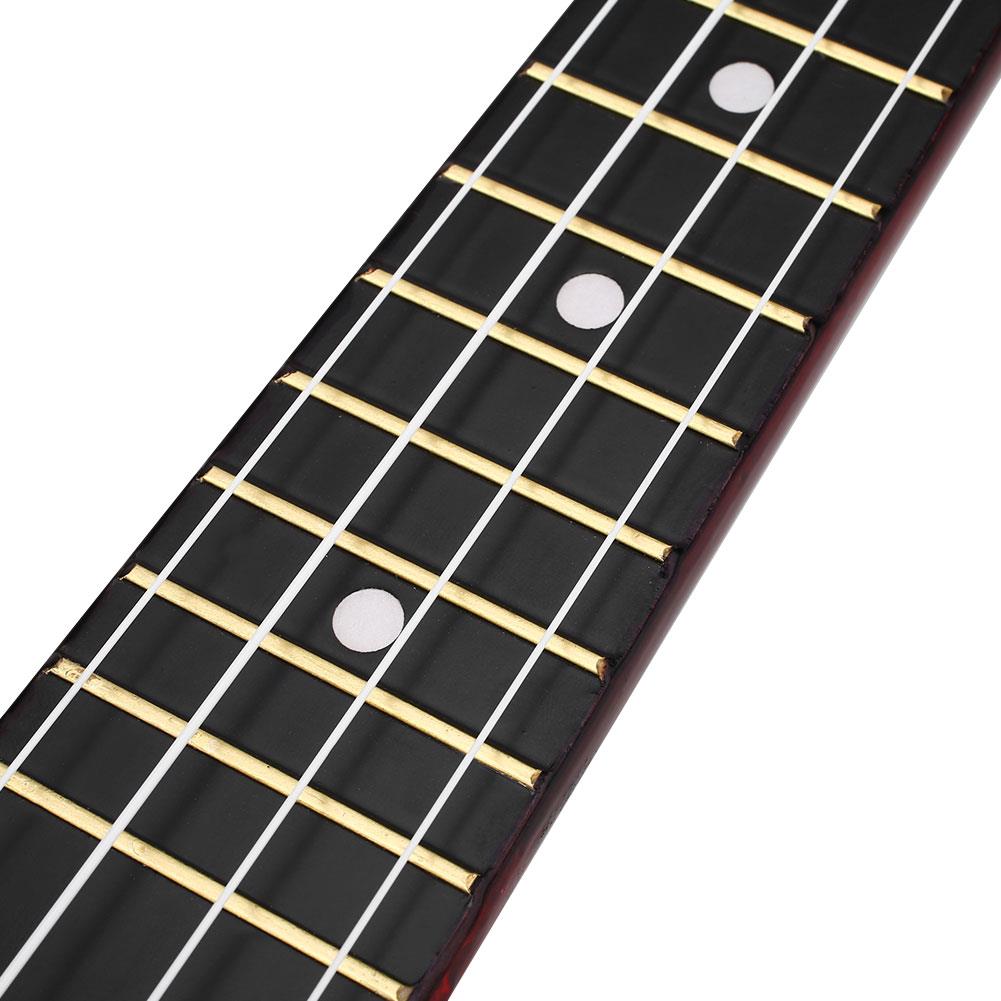 21" Ukulele Small Guitar Wooden Hawaiian Wood Uke Soprano Musical Instrument 4 Strings Ukelele