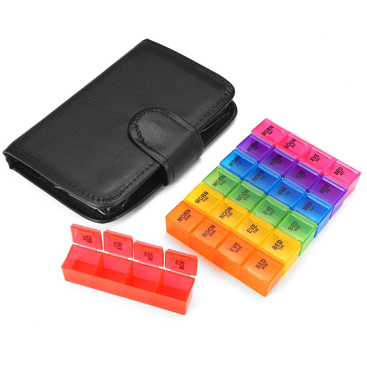 7/28/32 Slots Monthly Pill Organizer Box Tablet Holder Medicine Container Organizer Case Travel Daily Pill Storage Box Option