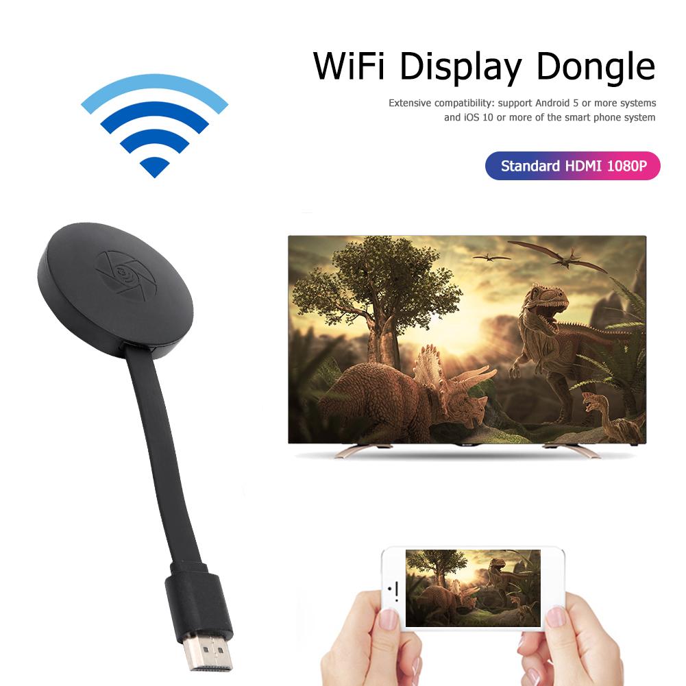 Duurzame Display Dongle Slijtvaste Wireless Display Dongle Wifi Display Ontvanger 1080P Hdmi Miracast Dongle Adapter
