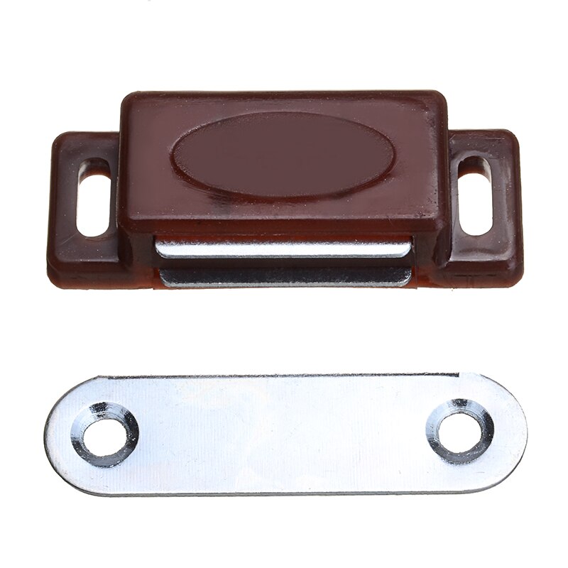 10pcs Plastic Magnetic Door Catches Cabinet Cupboard Door Magnetic Catch Latch Stopper Self-Aligning Magnet Furniture Hardware