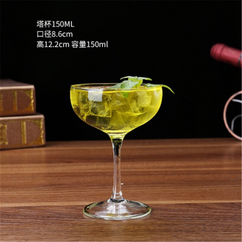 Coctail Wine Whiskey Glass Barware Juice Milk Cup Tea Wine Cocktail Glass Cup Mug Bottle With Drinking: j150ml