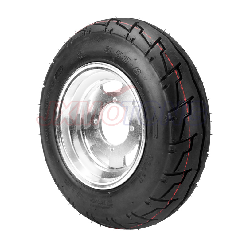 Aluminium Naaf Voor Aap Z50 Z50R Z50J Motor Scooter Bike 3.50-8 Band En Wiel Hub Met binnenband 8 Inch: 3.50-8 road