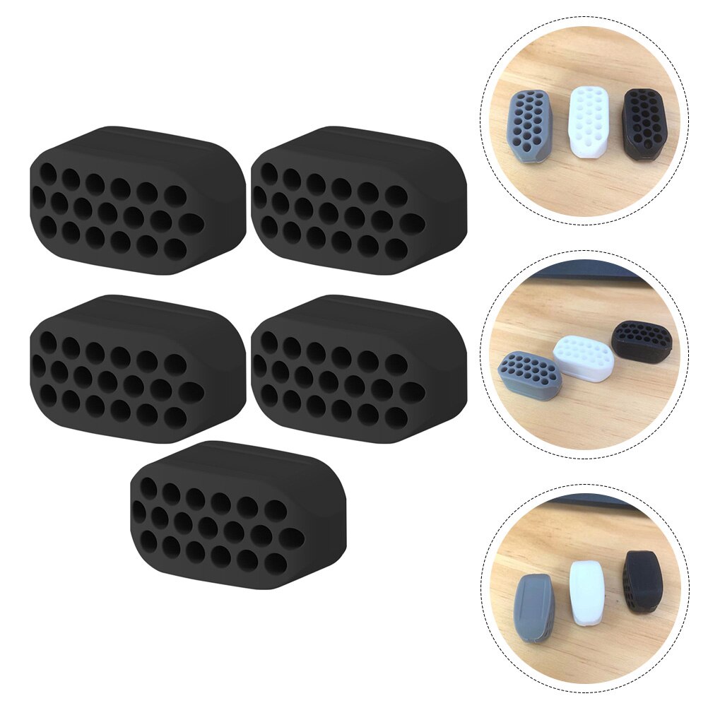 5Pcs Silicone Jaw Exercisers Multi-function Jawline Exercisers Portable Face Exercisers