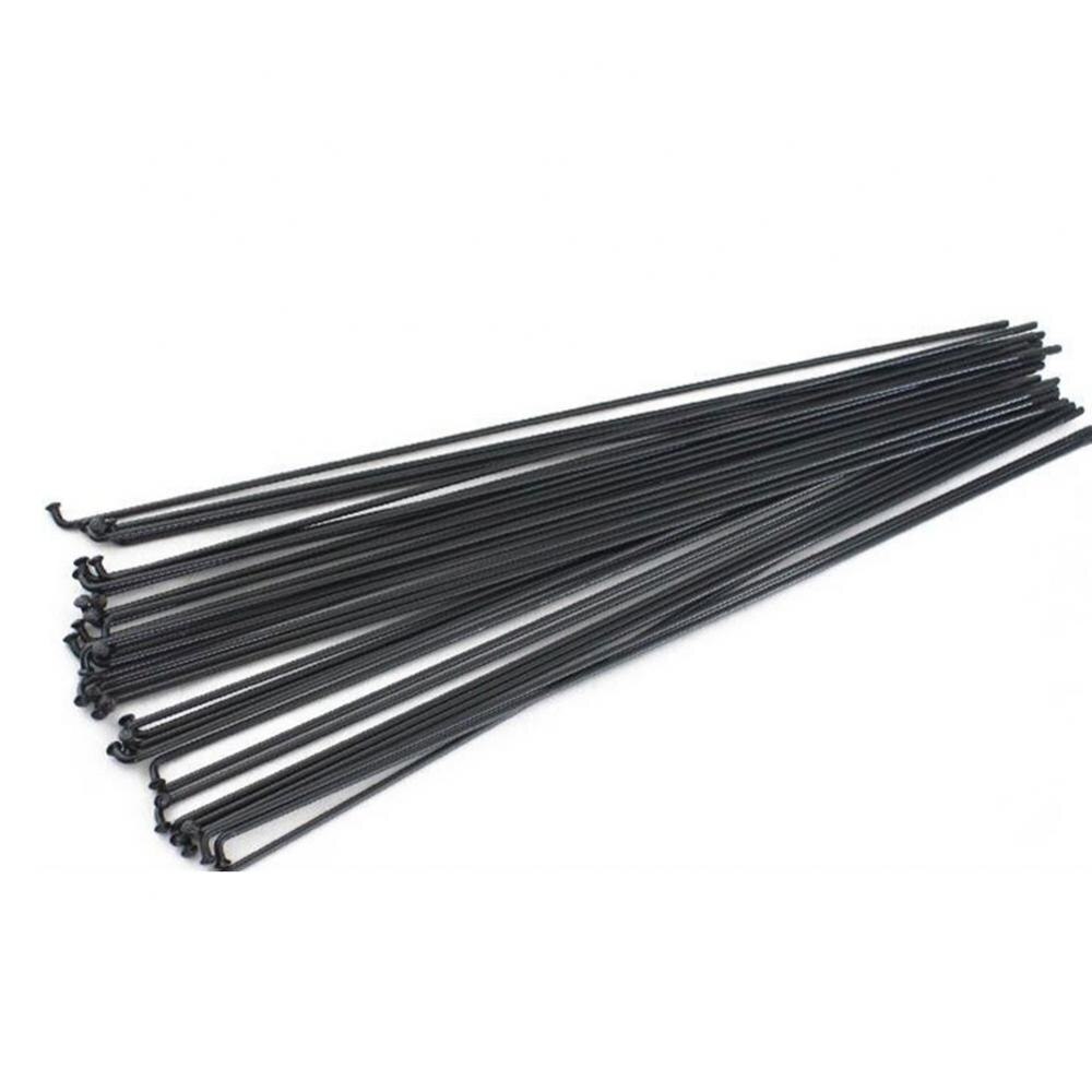 16Pcs bike bicycle high-carbon steel spokes and nipples/251/253/255/257/259/261/263/265/267/269 mm knitting needle