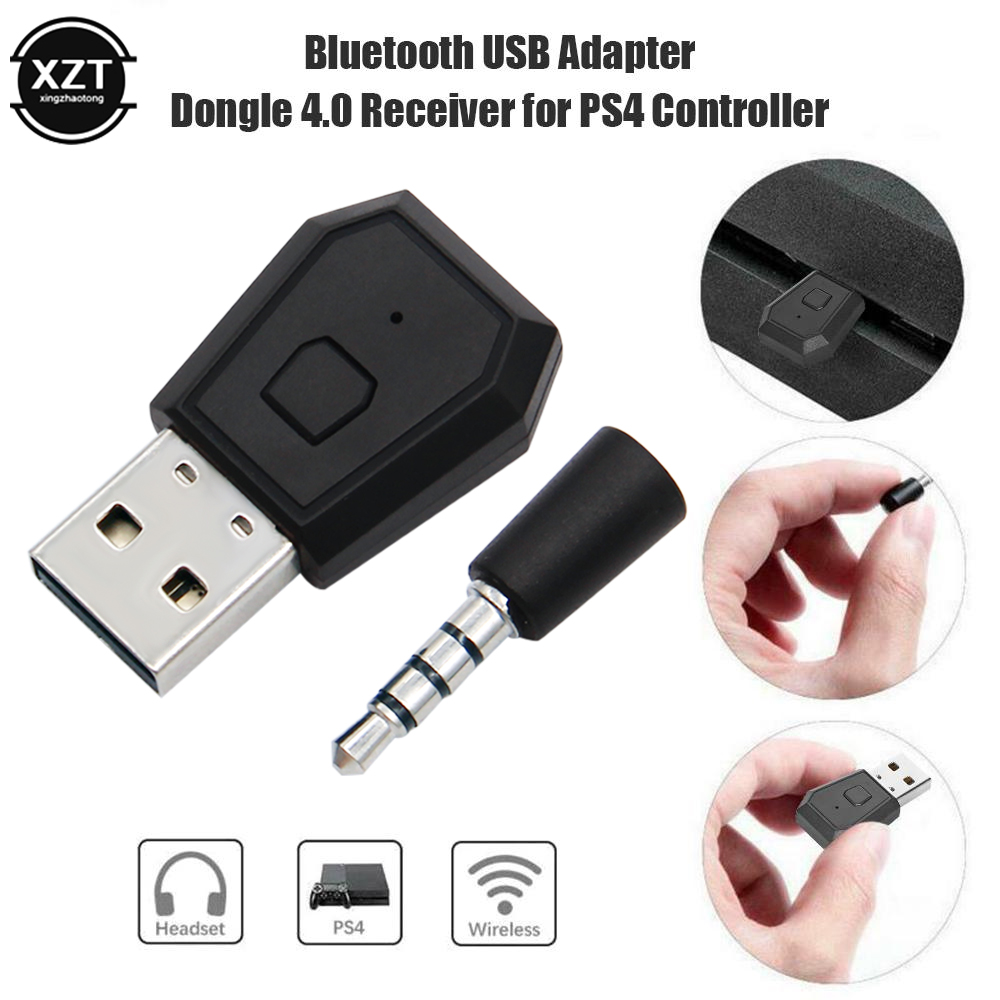 Bluetooth dongle for PS4 3.5mm Bluetooth 4.0+EDR USB adapter USB adapter for PS4 stable performance Bluetooth headset