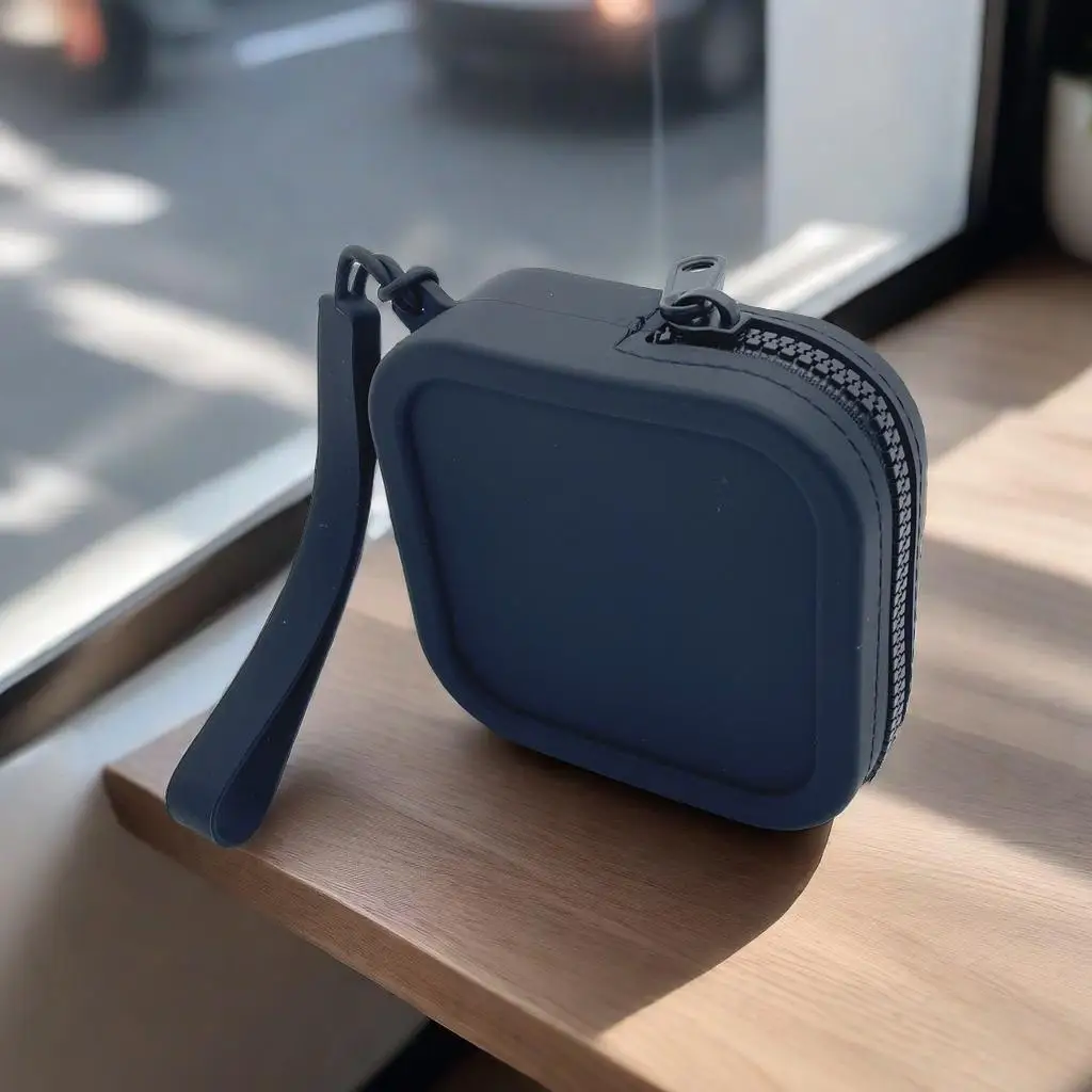 2025 klasyczny silikonowy portfel z organizerem wodoodporna portmonetka zamek błyskawiczny torba na słuchawki etui podróżne studenci: Brązowy