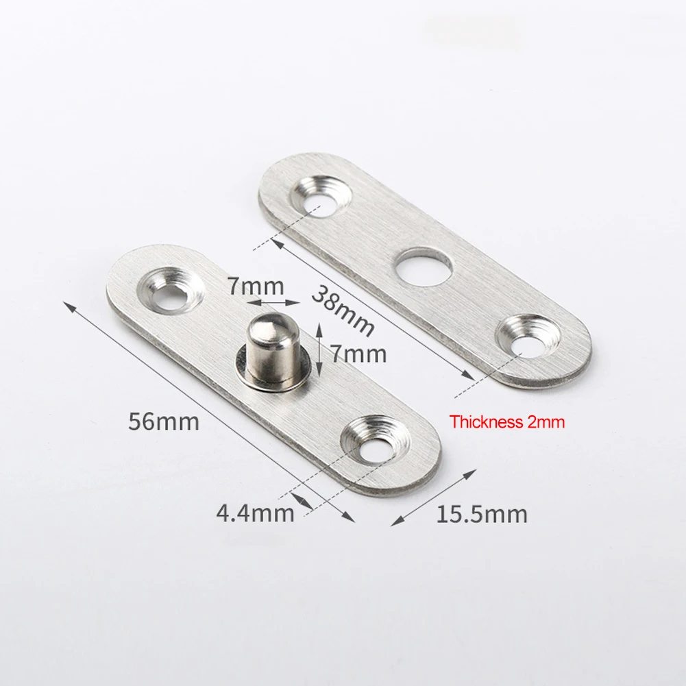 360° Rotation Heavy Duty Door Pivot Hinge Stainless Steel Concealed Revolving Door Hinge Funiture Hardware: WHITE