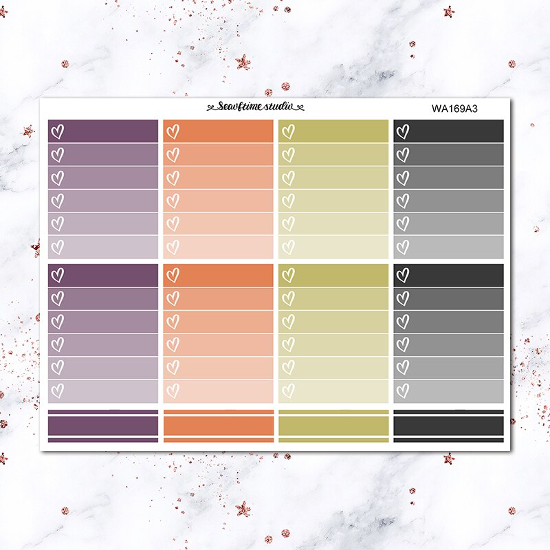 7pcs Retro Halloween theme Weekly list label Decorative Sticker DIY Stationery sticker Scrapbooking album Stickers