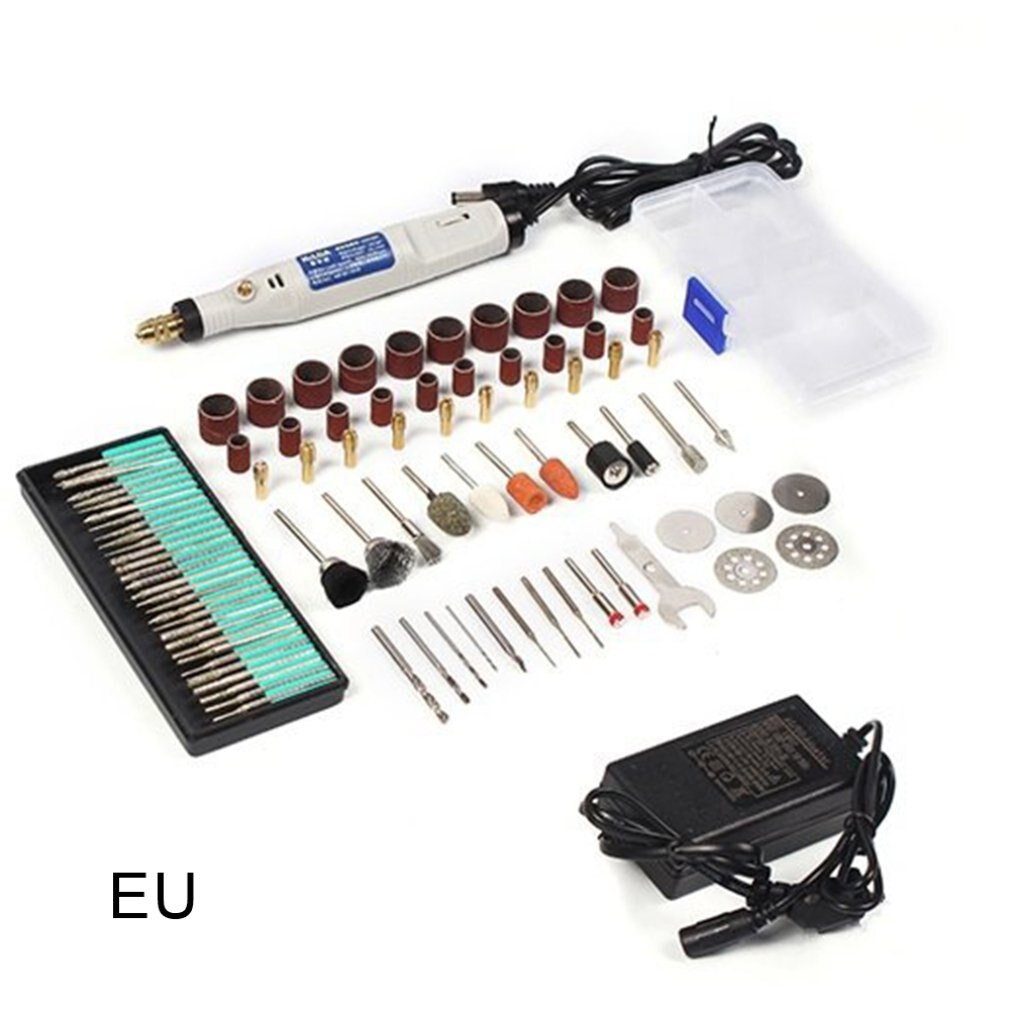 18v graveerpennen mini boormachine rotatiegereedschap met slijpaccessoires set multifunctionele mini graveerpen voor dremel gereedschap bigsale: Eu 76 stuks