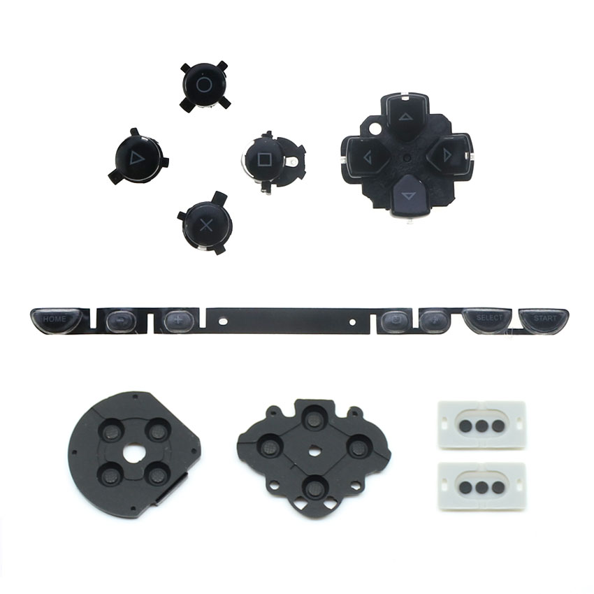 YuXi For PSP1000 Buttons Set D-Pad Rubber Conductive Pad Button For Sony PSP 1000 Console Game Accessories