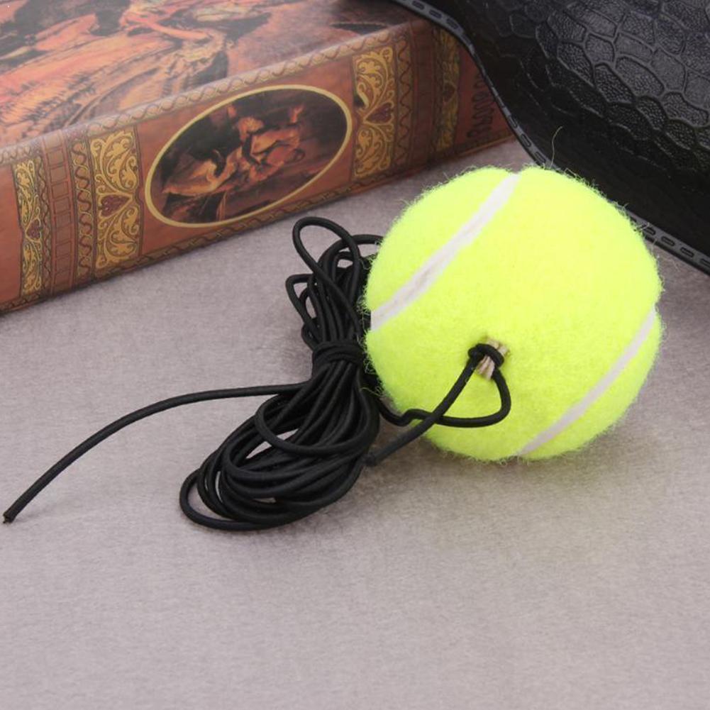1 stk enkelt træningsreb tennis fed elastisk bold newbie resistent gummi tennis trænings reb  u5 s 5