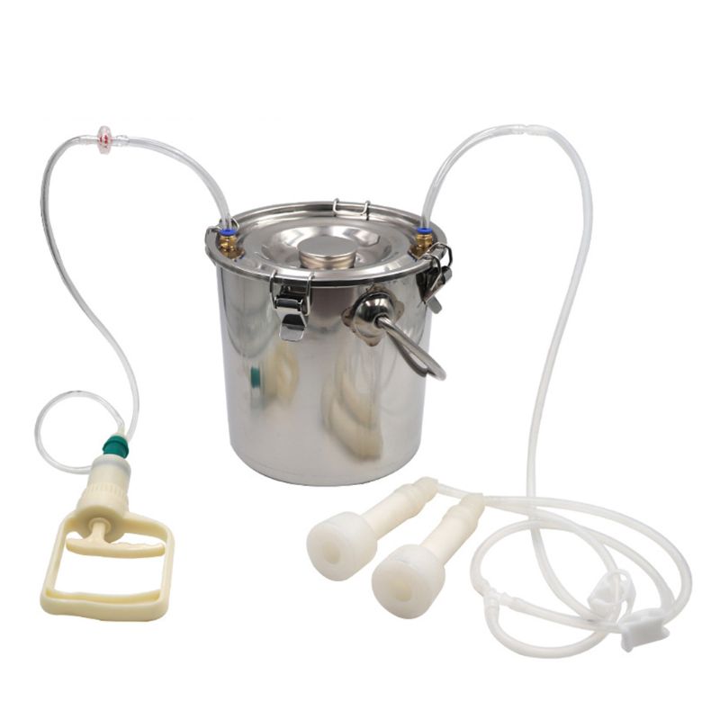 Manual Pulse Electric Milking Machine Stainless Steel with Adjustable Suction 95AA