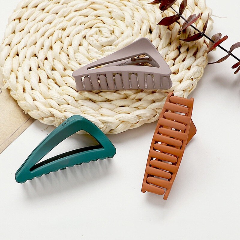 1 pinza para el pelo de Color caramelo para mujer, con textura mate para niñas, pinzas para el pelo para niñas, herramientas para estilizar el cabello, accesorios, pinzas para el cabello