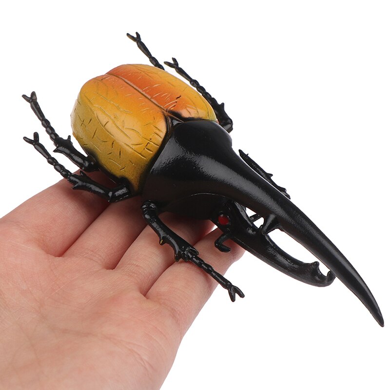 6 style 13cm simulation beetle Toys Special Lifelike Model Simulation insect Toy nursery teaching aids joke toys