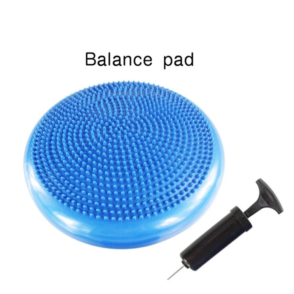 Yoga Balance Pad Fitness Yoga Core Training Cushion Inflatable Stability Balance Disc Balancing Pads Workout Training Tools