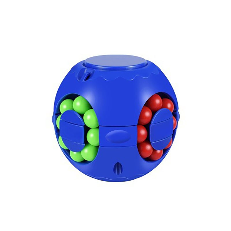 1Pcs Abs Stress Relief Speelgoed Magic Bean Roterende Kubus Stress Decompressie Speelgoed Voor Volwassenen Kinderen Educatief Magic Cube