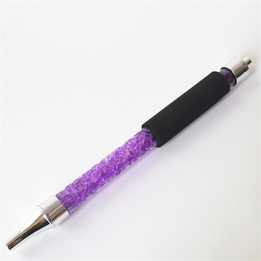 Yimi-manguera de hielo para cachimba, boquillas para Shisha congeladas con esponja, se adapta a cualquier mango de manguera, accesorios para Narguile: Morado