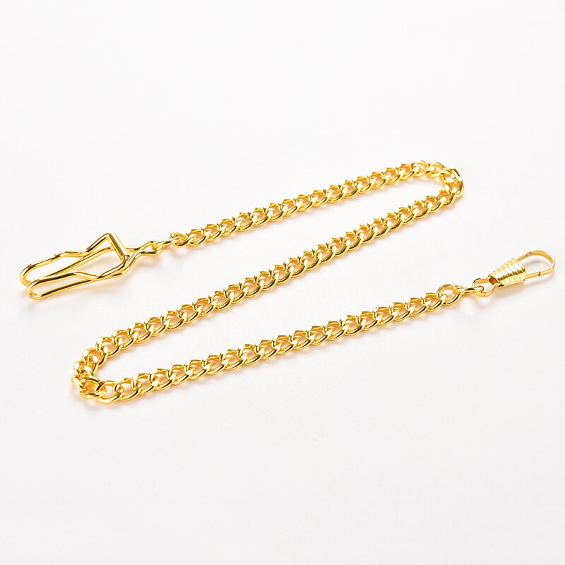 1pc bronze legering kæde til antik kvarts kvinder mænd vintage lommeur 6 farver