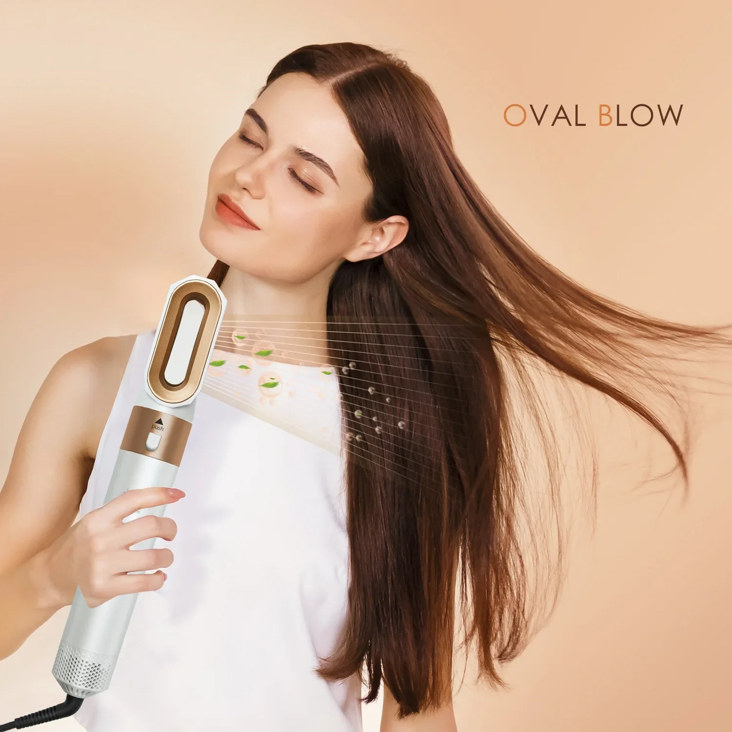 5 In 1 Föhn Multi Haarstyler Krultang Stijltang Met Haarborstel Haardroger Voor Föhn Haar Multi-Styler