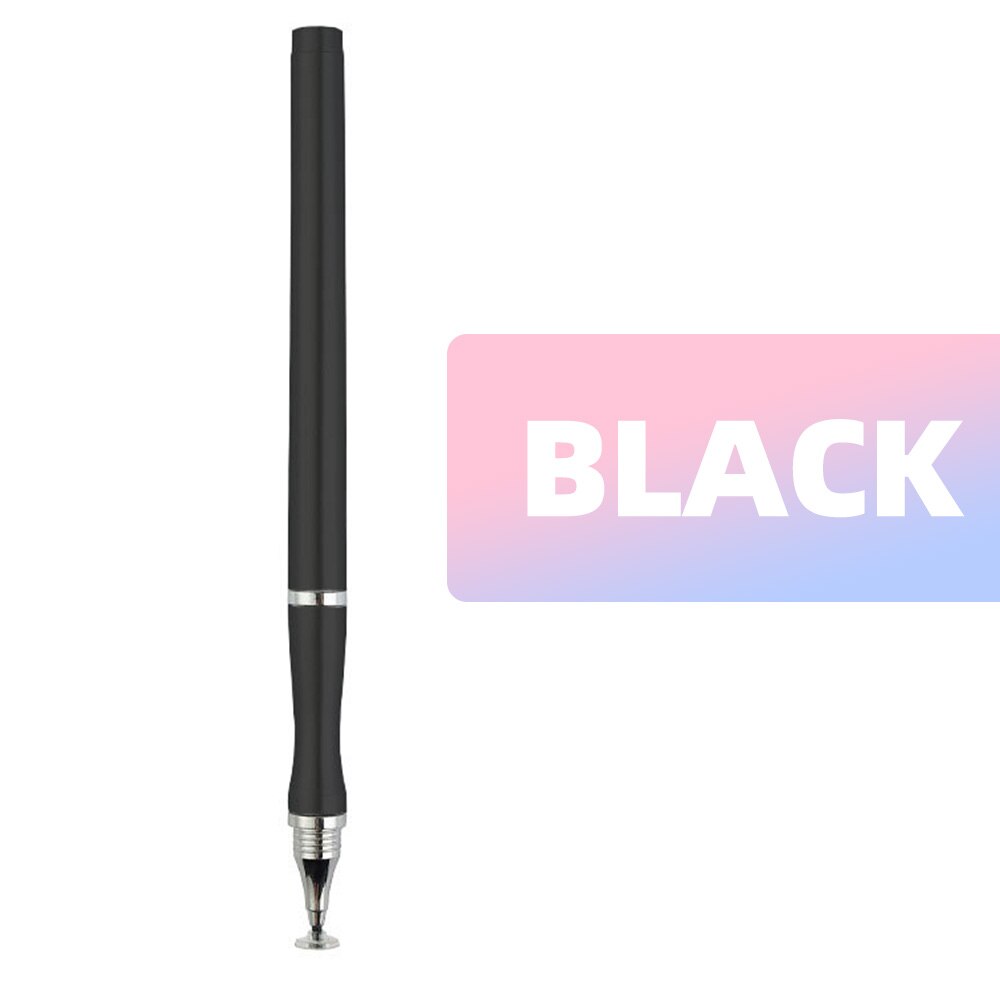 Anmone 2 in 1 stylus pen til xiaomi mi pad 5 tablet tegnepen mobiltelefon touch pen android stylus skærm overflade pen blyant: Sort