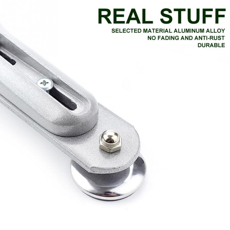 Practical Room Divider Aluminum Alloy Feet Modern Partition Stable Privacy Screen Holder Heavy Duty Easy Install Home Office