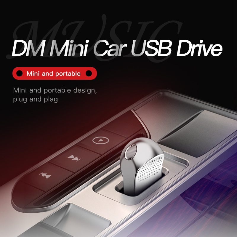 Mini clé usb 2.0 PD125 en métal, 16 go 32 go, stockage de Style Simple pour ordinateur, tablette ou voiture, pleine de chanson chinoise