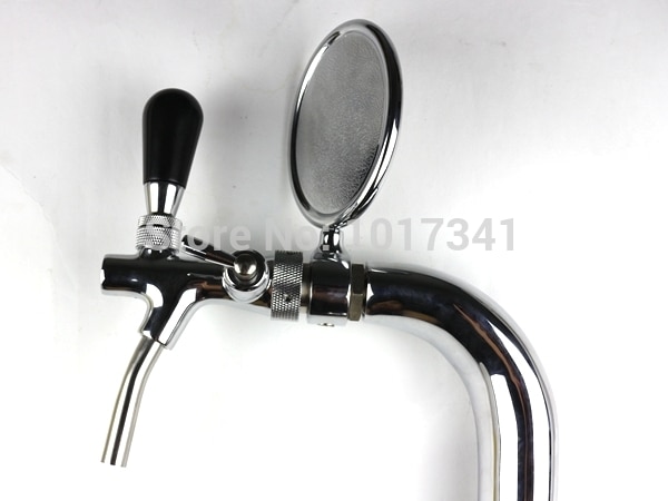 Oval Decal Holder, Badge Holder, Chromeplated, Beer Tap Accessories