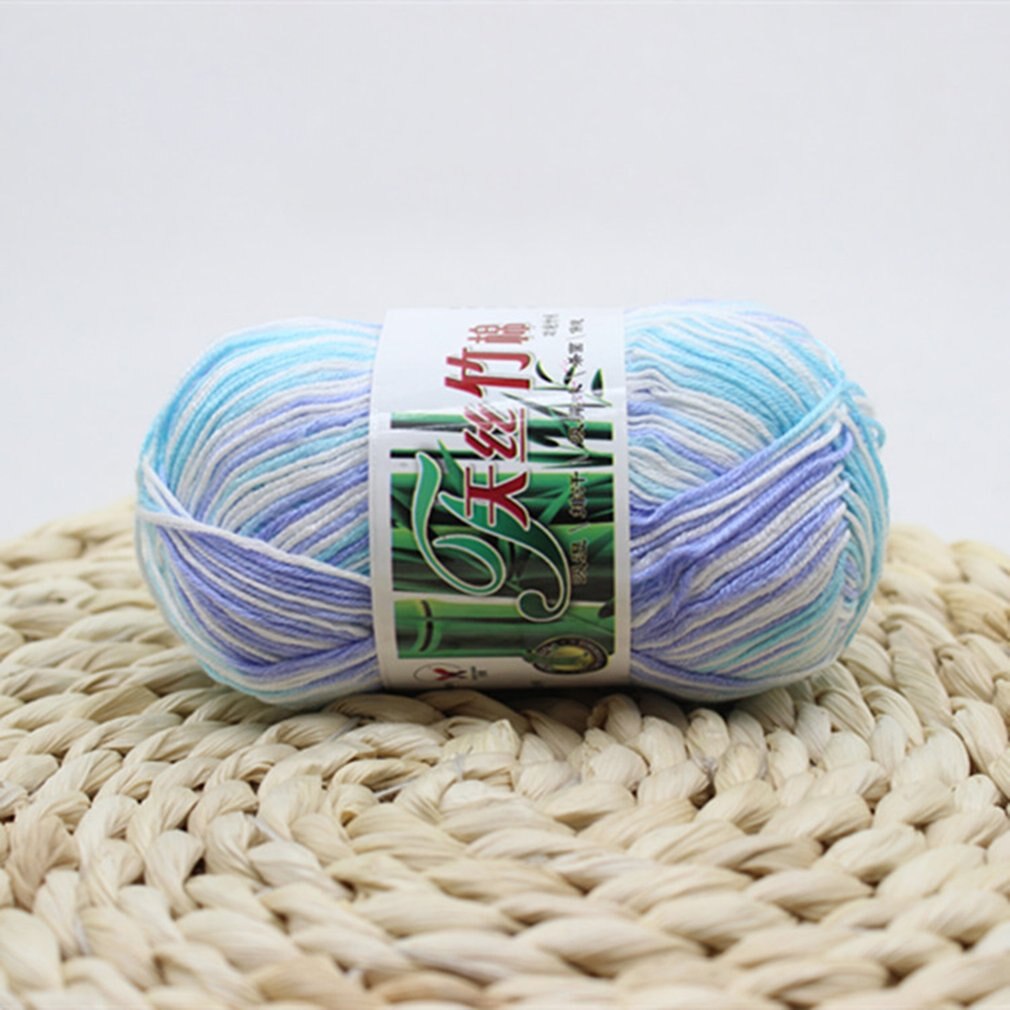 Soft Tencel Yarn Multi Strand Thread Hand Knitting Yarn Crochet Baby Yarn Wool Woven Bamboo Cotton Silk Line Knitwear