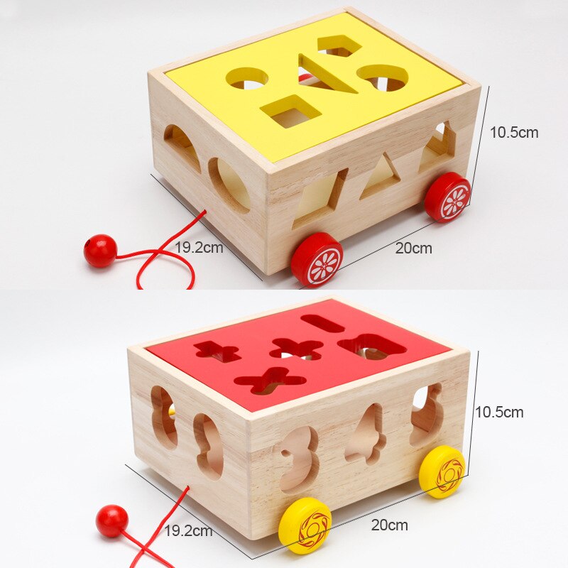 Vroege Jeugd Educatief Spelletjes Voor Kinderen Vorm Digitale Pairing Kleur Cognitie kinderen Trailer Speelgoed