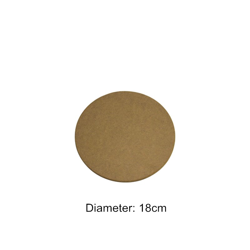 Tablero de densidad de cerámica, placa de compresión de secado, mesa de arena, modelo, placa inferior, losa de dibujo para hornear, 15/25/30CM: diameter 18cm