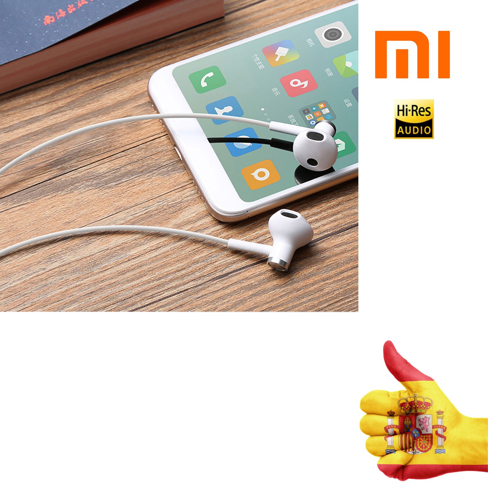 HOOFDTELEFOON ORIGINELE MIJN DUAL DRIVER/X IK EEN OF M I/ZWART of WIT-Mijn IOS ANDROID-