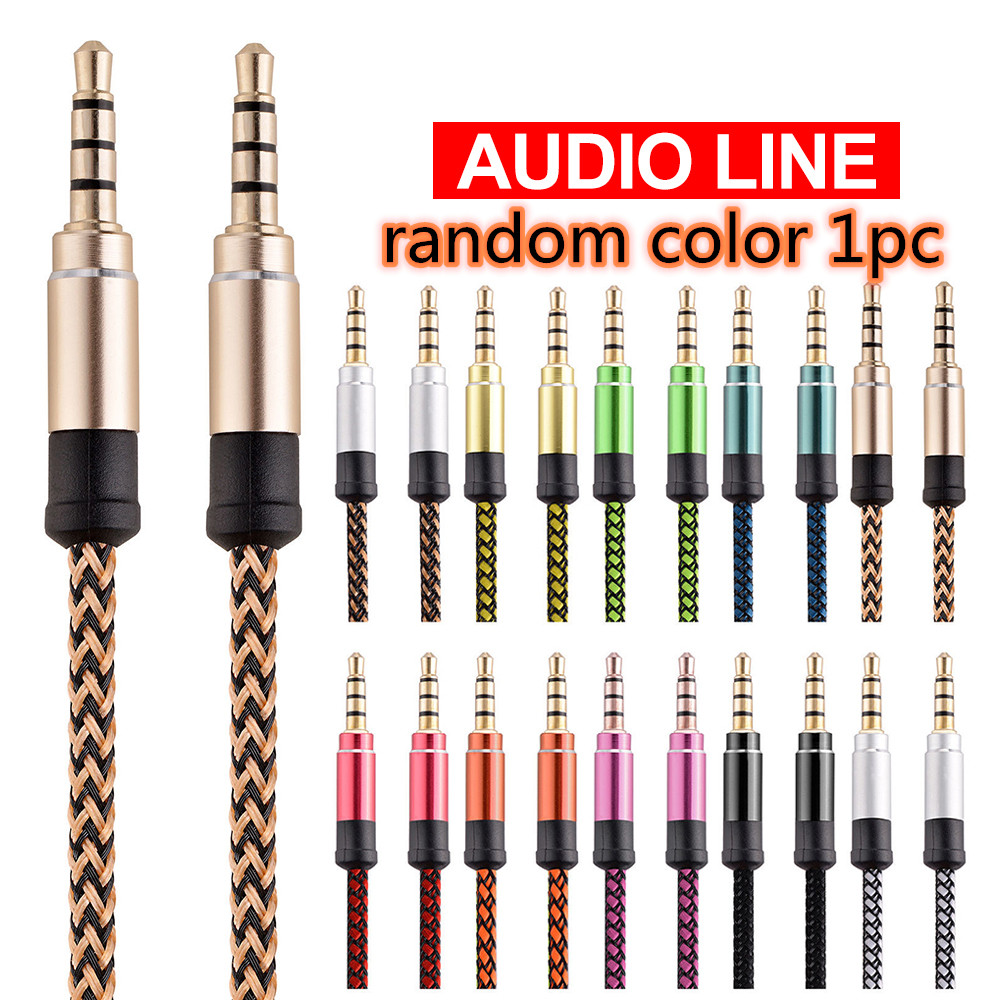 3 meter Audio Kabel 3.5mm Jack AUX Kabel Oortelefoon Audio Adapter voor Auto MP3 MP4 Hoofdtelefoon Mannelijke Aux Lijn voor Samsung Xiaomi
