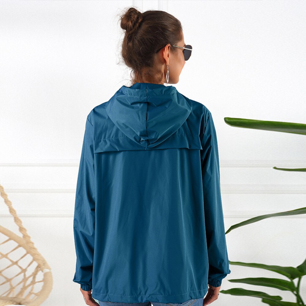 Leichte Regenmantel Mit Kapuze Wasserdichte Windjacke Ultra-dünne Bergsteigen Anzug Outdoor Winddicht Mantel Mit Kapuze Wandern Lon
