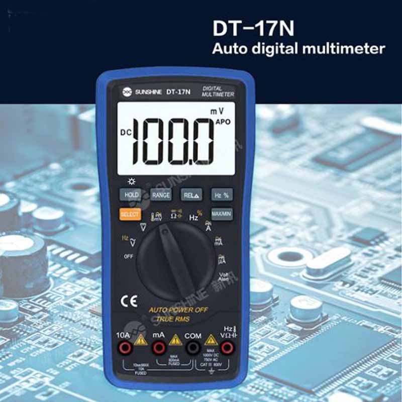 DT-17N Auto Range lcd display Multimeter Digital Multimeter is 35/6 automatic digital instrument