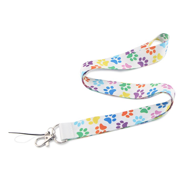 CB1109 Moon Cute Yoga Neck Strap Lanyard for ID Card Key Chain USB Badge Holder Keychain Straps Rope DIY Lariat Lanyard: 6
