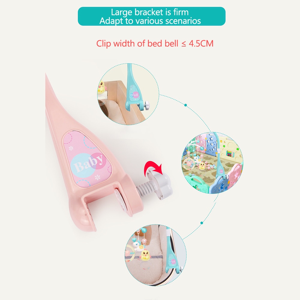 Mobile For Baby Cot Rattles Baby Toys 0-12 Months Holder Rotating Crib Mobile Bed Musical Box Projection Child Educational Toys