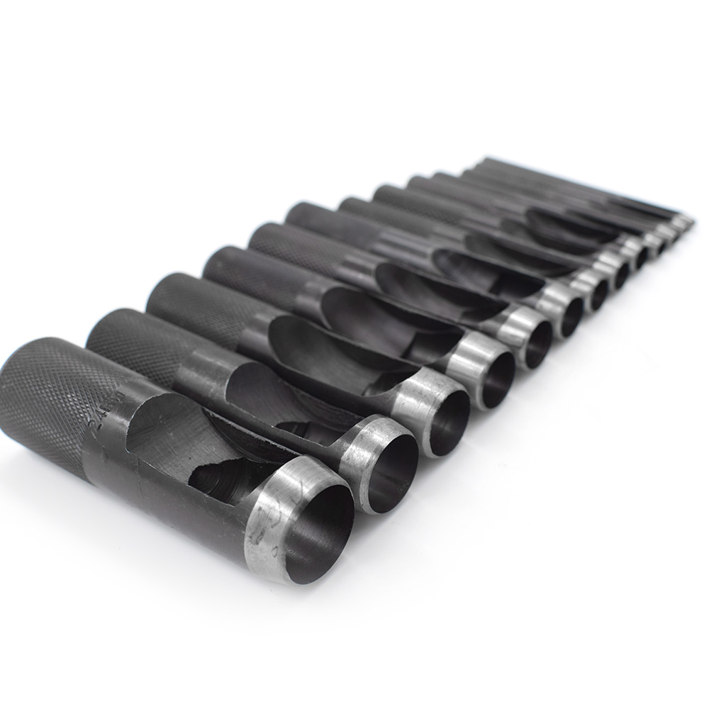 3.5mm-40mm hulhuller i metal. nitte. knap. formemaskine til knapper. værktøj til montering af øjer. metal stomatal matricer