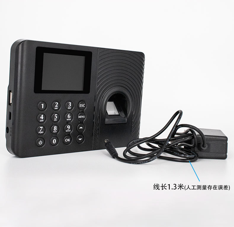 Electronic A10 Biometric Fingerprint Time Attendance System Clock Recorder Employee Recognition Recording Device Machine