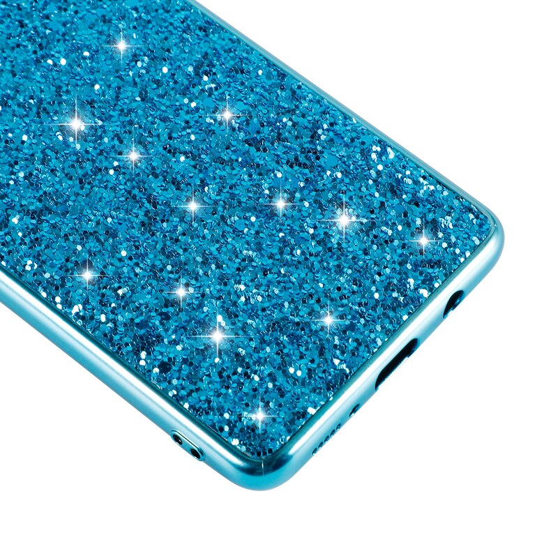 Pour Samsung Galaxy A51 étui Bling diamant paillettes couverture arrière pour Samsung A 51 A71 Anti-chute souple Silicone cadre étuis