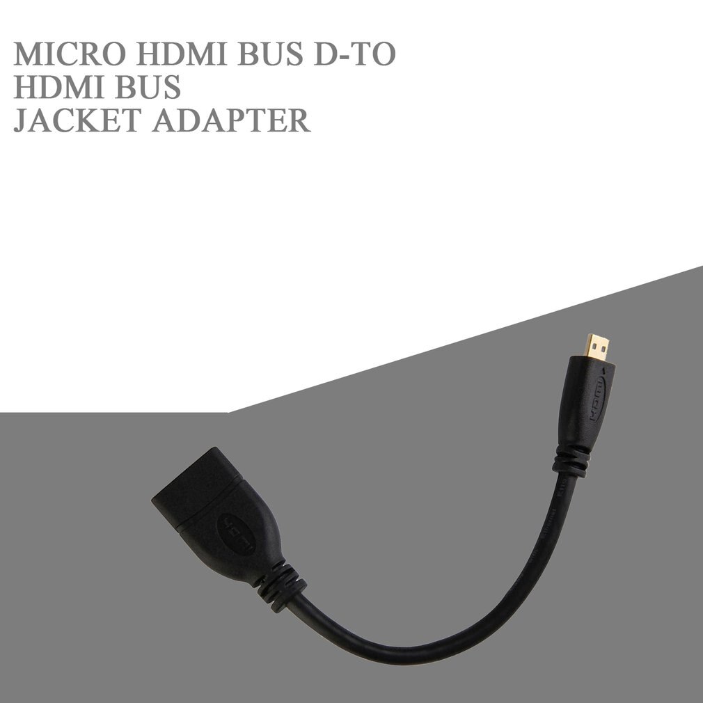 Micro Hdmi Male D To Hdmi Female A Jack Adapter Cable Convertor 1080P Micro Hdmi Male D To Hdmi Female Jack Adapter