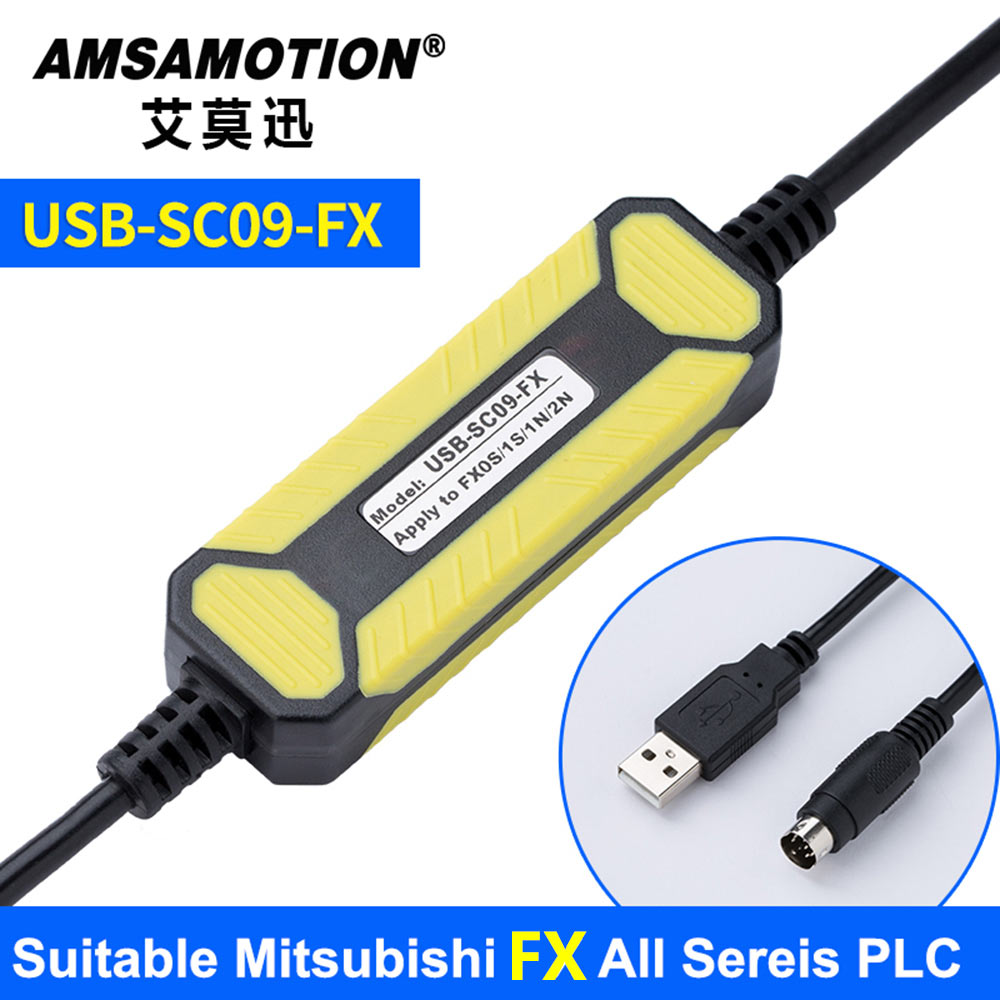 USB-SC09-FX For Mitsubishi PLC Programming Cable FX0N FX1N FX2N FX0S FX1S FX3U FX3G Series Communication Wire