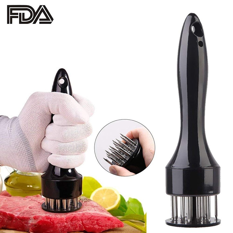 Meat Tenderizer Tool Kitchen Gadget Jacquard Meat Tenderizers 21 Blades Stainless Steel Meat Tenderizers Needle