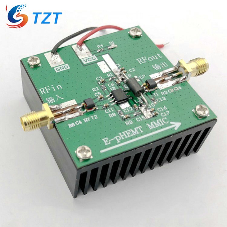 TZT AE618 50-1000MHz Linear Amplifier 1W 20DB Gain RF Power Amplifier Ham Radio