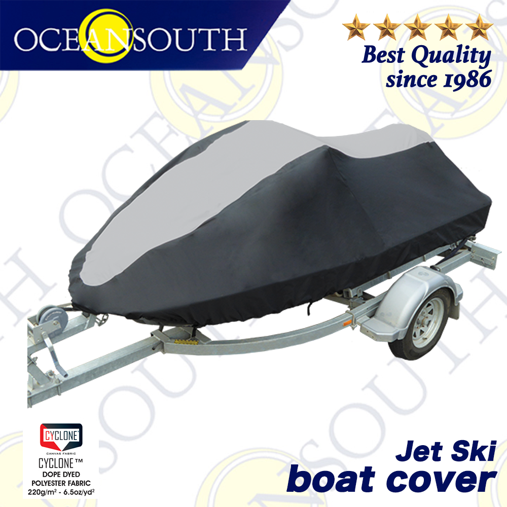 Oceansouth Jet Ski Boat-Cover Marine-Grade Heavy-Duty Marine Yacht Boat Accessories Water Sun proof UV Protection